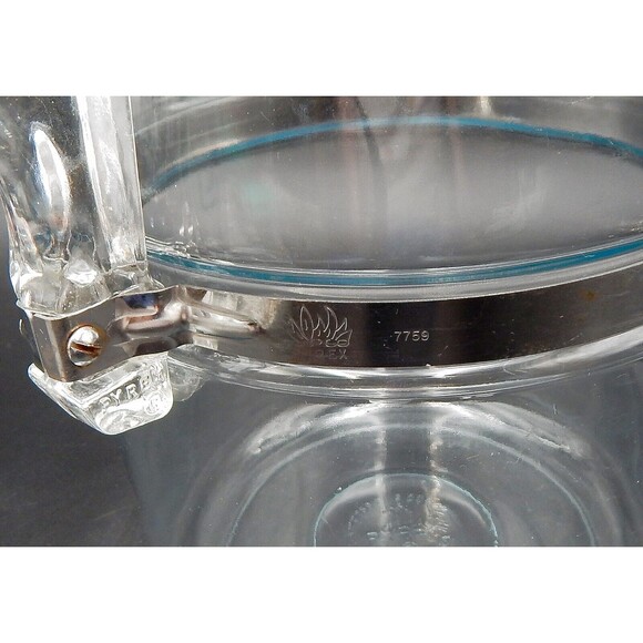 Pyrex Glass 9 Cup Coffee Pot Flameware Percolator Complete #7759-B - Picture 12 of 15